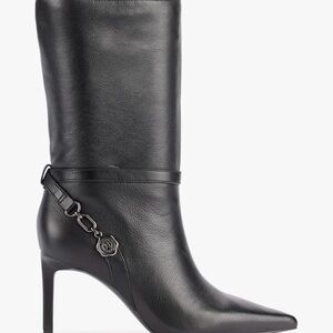 Karl Lagerfeld Women’s Sharina Midi-Calf Heeled Booties. Brand New. 8.5